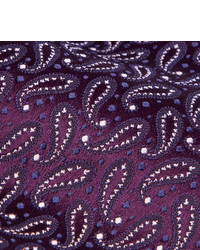 Мужской темно-пурпурный галстук с "огурцами" от Charvet