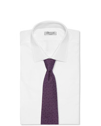 Мужской темно-пурпурный галстук с принтом от Charvet