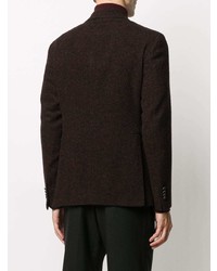 Мужской темно-пурпурный двубортный пиджак от Tagliatore