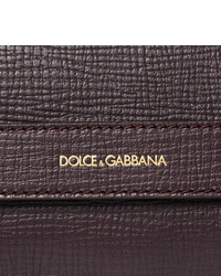 Мужской темно-пурпурный кожаный мужской клатч от Dolce & Gabbana