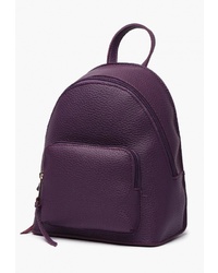 Женский темно-пурпурный кожаный рюкзак от DDA