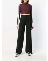 Темно-пурпурный короткий свитер от Paco Rabanne