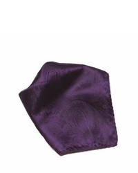 Темно-пурпурный нагрудный платок с "огурцами"