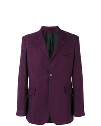 Мужской темно-пурпурный пиджак от Ann Demeulemeester
