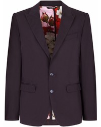 Мужской темно-пурпурный пиджак от Dolce & Gabbana