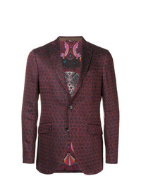 Мужской темно-пурпурный пиджак от Etro