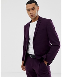 Мужской темно-пурпурный пиджак от Jack & Jones