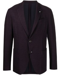 Мужской темно-пурпурный пиджак от Lardini