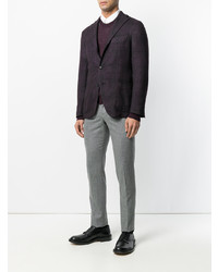Мужской темно-пурпурный пиджак от Boglioli