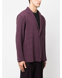 Мужской темно-пурпурный пиджак от Homme Plissé Issey Miyake