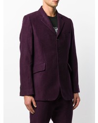 Мужской темно-пурпурный пиджак от Ann Demeulemeester