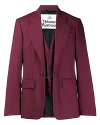 Мужской темно-пурпурный пиджак от Vivienne Westwood