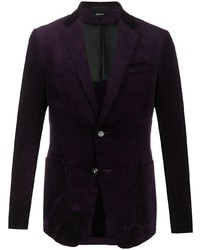 Мужской темно-пурпурный пиджак от Z Zegna