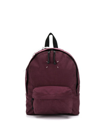 Мужской темно-пурпурный рюкзак из плотной ткани от Maison Margiela