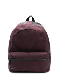 Мужской темно-пурпурный рюкзак от Jimmy Choo