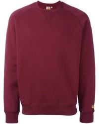 Мужской темно-пурпурный свитер от Carhartt