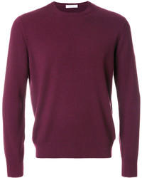 Мужской темно-пурпурный свитер от Cruciani