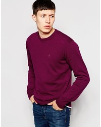 Мужской темно-пурпурный свитер от French Connection