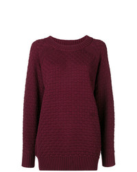 Темно-пурпурный свободный свитер от See by Chloe