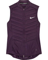 Женский темно-пурпурный стеганый жилет от Nike