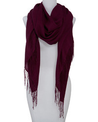 Темно-пурпурный шарф