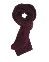 Мужской темно-пурпурный шарф от Selected