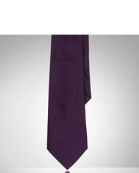 Темно-пурпурный шелковый галстук