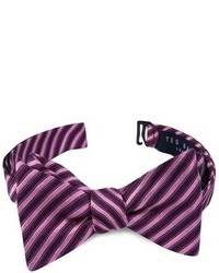 Темно-пурпурный шелковый галстук-бабочка