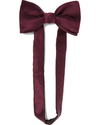 Мужской темно-пурпурный шелковый галстук-бабочка от Lanvin
