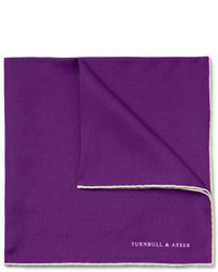 Темно-пурпурный шелковый нагрудный платок
