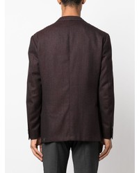 Мужской темно-пурпурный шерстяной пиджак от Corneliani
