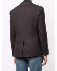 Мужской темно-пурпурный шерстяной пиджак от D'urban