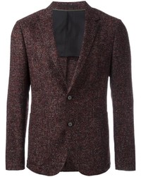 Мужской темно-пурпурный шерстяной пиджак от Z Zegna