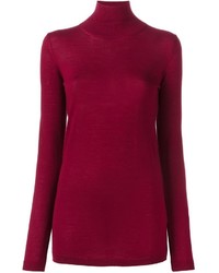 Женский темно-пурпурный шерстяной свитер от Antonio Marras
