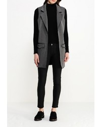 Женская темно-серая безрукавка от By Swan