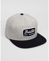 Мужская темно-серая бейсболка от Brixton