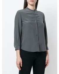 Темно-серая блуза на пуговицах от Aspesi