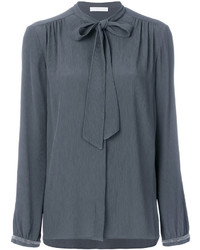 Темно-серая блузка из бисера от Fabiana Filippi