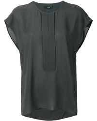 Темно-серая блузка со складками от Steffen Schraut