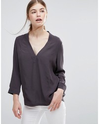 Темно-серая блузка от Just Female