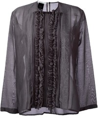 Темно-серая блузка от Lareida