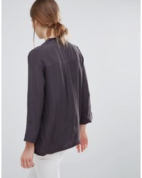 Темно-серая блузка от Just Female