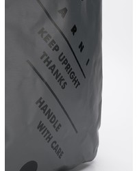 Мужская темно-серая большая сумка из плотной ткани от Marni