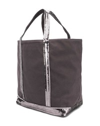 Темно-серая большая сумка из плотной ткани от Vanessa Bruno