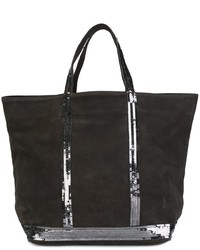 Темно-серая большая сумка с пайетками от Vanessa Bruno
