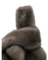 Темно-серая большая сумка от Simonetta Ravizza