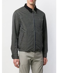 Мужская темно-серая ветровка с принтом от Lanvin