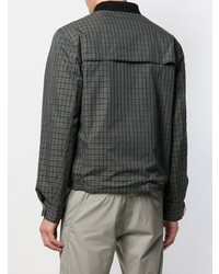 Мужская темно-серая ветровка с принтом от Lanvin