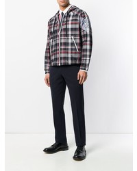 Мужская темно-серая ветровка с принтом от Moncler