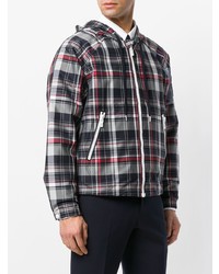 Мужская темно-серая ветровка с принтом от Moncler